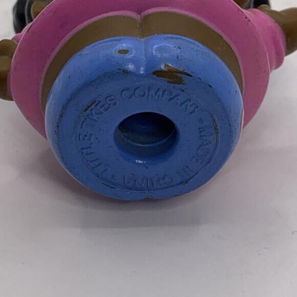 Little Tikes African American Girl Figure Black Hair Pink Dress Yellow Bow - Picture 5 of 6